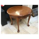Round side table, approx 24x22 inches