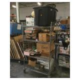 Rack lot of items not picked up from previous