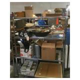 Rack lot of items not picked up from previous