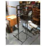 Metal clothing rack w/Adjustable height