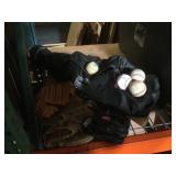 Bag w/baseball items incl. bats, balls and more
