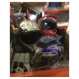 Lot incl. 3 bike helmets Size, Medium and XL