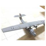 Airplane approx 58Wx35L Gray with star in blue