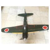 Airplane  approx 46Lx59W. Dark Green Red circle