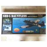 Airplane SBD-5 Dauntless US Navy Dive Bomber in
