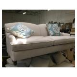 Alan White couch w/cushions, approx 80 inches