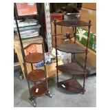 Corner bookshelf and more, approx 40 inches