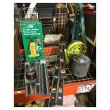 Lot of assorted pumps, fan and level etc