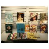 Lot of books and magazines mostly doll and