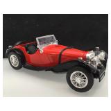 Bburago 1937 Jaguar Die-cast car. Red and Black