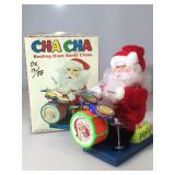 Cha Cha Beating Drum Santa Mechanical Toy in