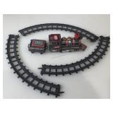 Tin Toy Train by Haji with 3 pieces of track.