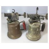 Vintage pair of Fire Torches, approx 7x11inches