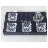 5 salt dippers w/spoons, approx 2x2x1 inches