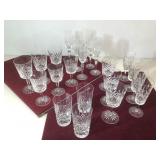 Large lot of assorted Rogaska Cups, glasses and