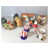 Lot of assorted ceramics. Fitz&Floyd, Russ and