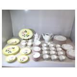 Large lot of assorted porcelain tea sets, and