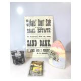 Lot of assorted decor items. Two special edition