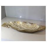 Large Aragonite Bowl.approx 34x13. Broken.