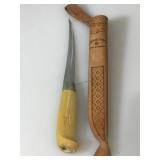 Rapala fishing knife with engraved J Marttiini