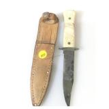 Vintage Imperial fixed blade knife with Moose