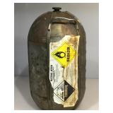 Vintage Metal Nitric Acid Canister/Tank. Marked