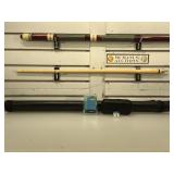 4 piece pool cue by sportcraft with case.
