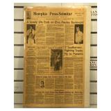 Elivis Dies - Memphis Press-Scimitar Newspaper