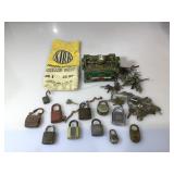 Steampunk style resin box containing assorted