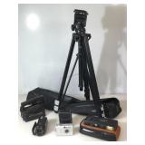 3 vintage cameras, a Realistic High Power