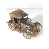 Metal artwork vintage car, perfect for a b