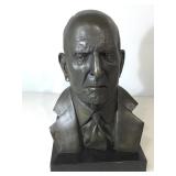 Bronze Bust of a Gentleman signed Loren Nicholas