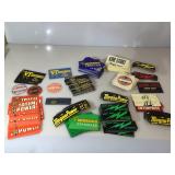 Lot of automotive marketing cards.