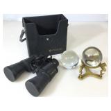 Two lensballs 10.5 & 10in. In circumference.