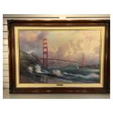 Thomas Kinkade Signed Print Golden Gate