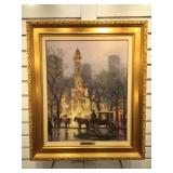 Thomas Kinkade signed and numbered offset