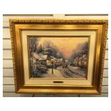 Thomas Kinkade signed and numbered canvas