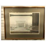 Original watercolor by Rogers Approx 39x31.5 as