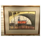 Original watercolor by Rogers Approx 39x31.5 as