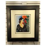 Itzchak Tarkay Serigraph signed and numbered in