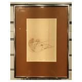 Joy Wallace Etching signed and numbered.