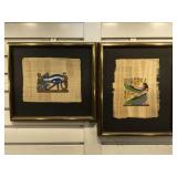 Set of Papyrus Paintings. Goddess Ma
