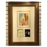 Salvador Dali Pencil Signed Dante