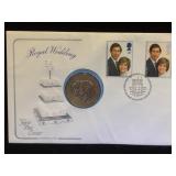 Royal Wedding Commemorative Coin in First Day