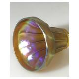 Tiffany style Favrile carnival glass lamp shade.