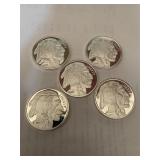 999 Silver Buffalos Rounds times the money
