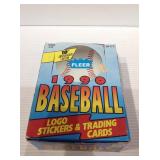 1990 fleer baseball sealed box