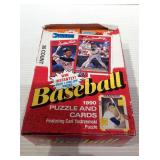 1990 donruss baseball sealed box