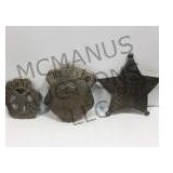 Lot of repro metal badges - Buffalo Marshall,