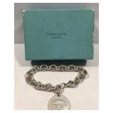 Tiffany & Co. Sterling Silver bracelet 7 in -